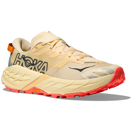 Hoka W Speedgoat 7 női cipő sárga Vintage Yellow / Neon Flame