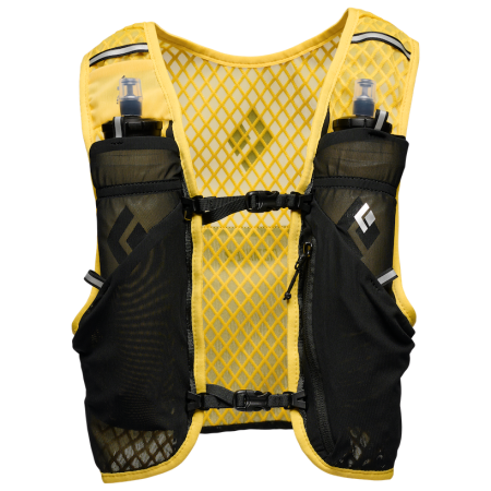 Black Diamond Distance 2 Hydration Vest futómellény sárga/fekete Soft Ochre