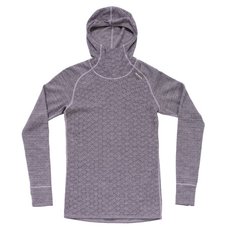 Devold Kvitegga Merino 230 Hoodie Wmn női funkcionális felső kék ORCHID