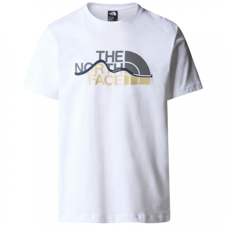 The North Face M S/S Mountain Line Tee férfi póló fehér