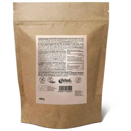 Fehérje por Lifefood PROTEIN BIO RAW vanilkový 450 g
