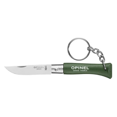 Opinel N°04 Inox khaki kulcstartó