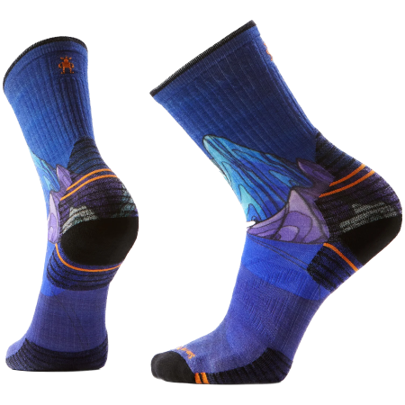 Smartwool Hike Targeted Cushion Mountain Myth Prin zokni kék