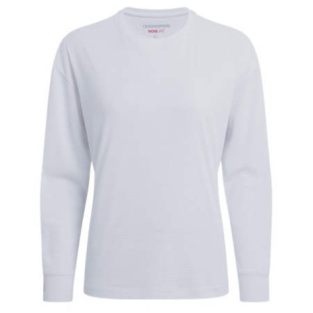 Craghoppers NosiLife SolarShield+ Long Sleeved T-Shirt női póló fehér White