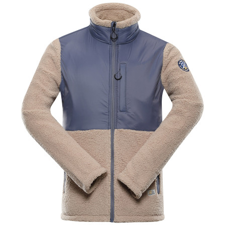 Alpine Pro Hanan férfi pulóver barna/kék