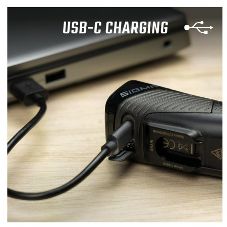 Sigma Buster 400 első lámpa