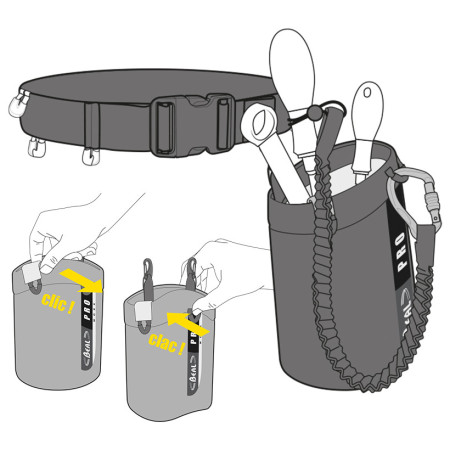 Beal Tool Bucket Long 5l szerszámos zsák