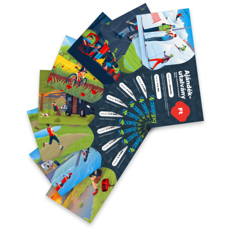 4camping Elektronikus ajándékutalvány voucher