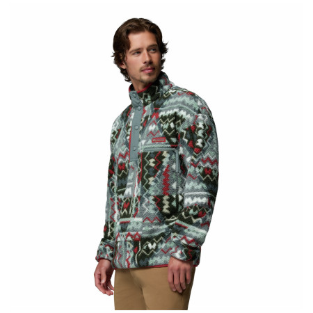 Columbia Helvetia™ II Printed Half Snap Fleece férfi pulóver