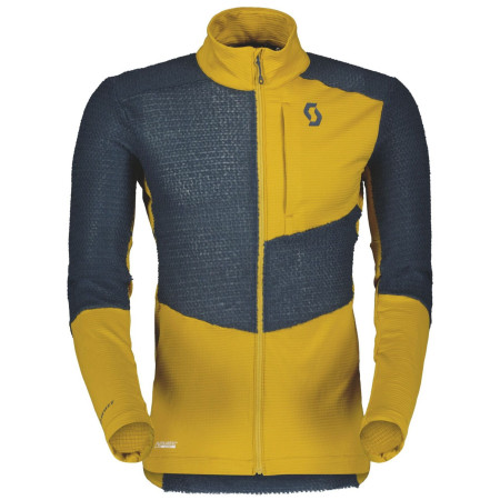 Scott Explorair Alpha Raw férfi funkcionális pulóver sárga/kék