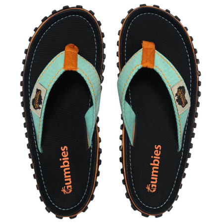 Gumbies Tricolor Black flip-flop fekete černá