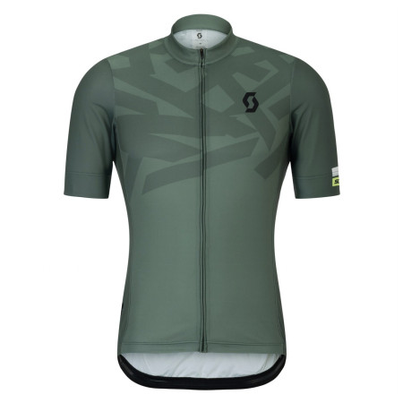 Scott Jersey M's RC Endurance SS férfi kerékpáros mez zöld/szürke tranquil green