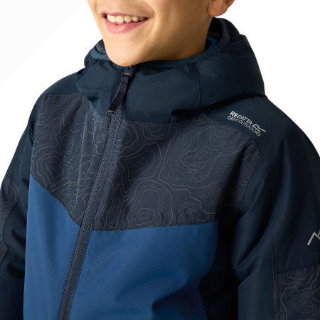 Regatta Illuma Reflective Jacket Navy/Aviator Blue gyerek télikabát