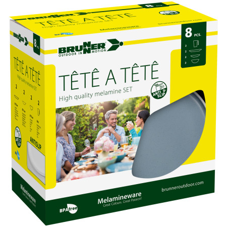 Brunner Dolomit Set tete-a-tete edénykészlet