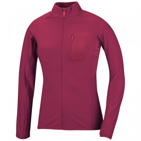 Női funkciós pulóver Husky Tarr zip L piros