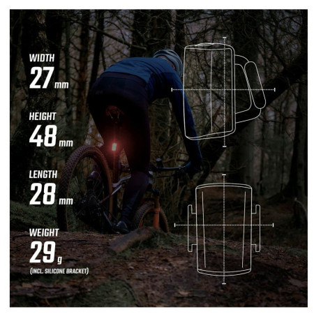 Sigma Buster 400 + Buster RL80 kerékpár lámpa szett