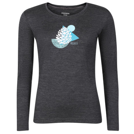 Progress Hela "Cone" női funkcionális felső szürke šedý melír