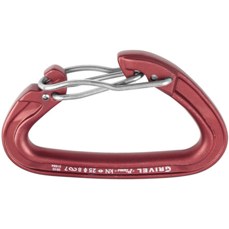 Karabiner Grivel K3G Plume Twin Gate piros