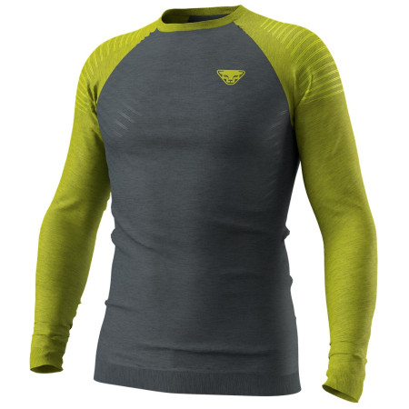 Dynafit Tour Light Merino M L/S Tee férfi funkcionális póló zöld/fekete 2881 - golden lime/0720