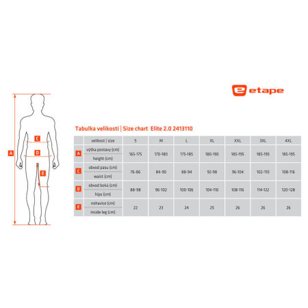 Etape Elite 2.0 férfi kerékpáros nadrág