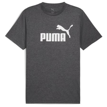 Puma Ess No. 1 Logo Heather Tee férfi póló fekete PUMA Black