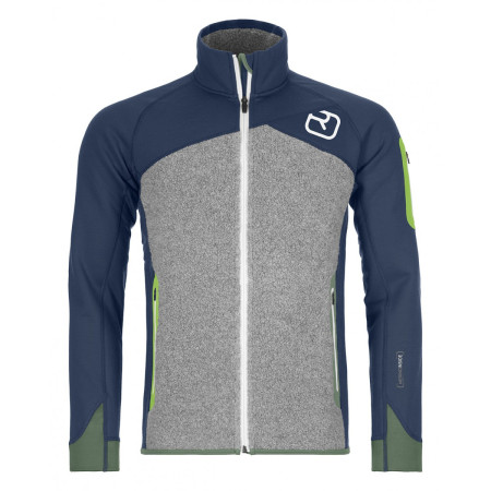 Férfi kabát Ortovox Fleece Plus Jacket M sötétkék