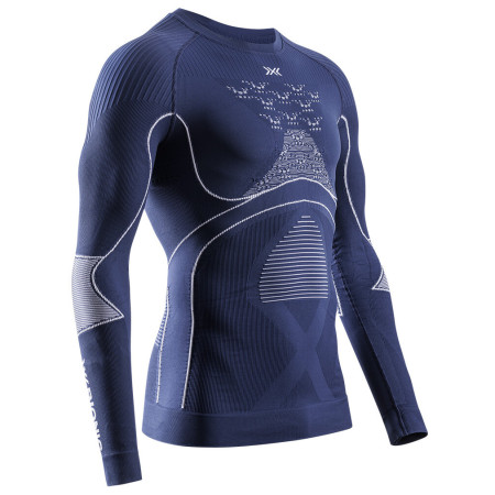 X-Bionic Energy Accumulator 4.0 Shirt Lg Sl férfi funkcionális póló sötétkék MARINE/OPTICAL WHITE