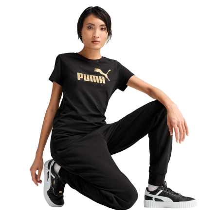 Puma ESS NO. 1 LOGO Metallic Tee női póló