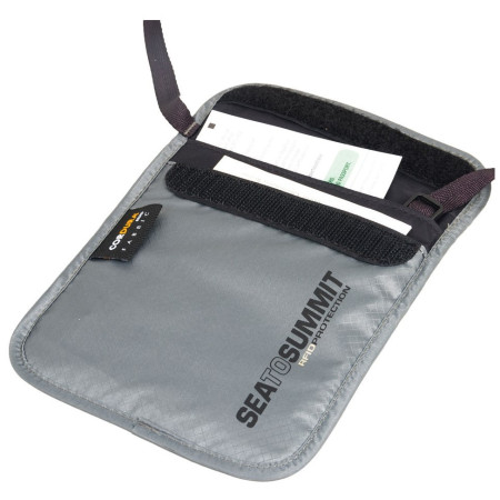 Utazó tok dokumentumokhoz Sea to Summit Neck Pouch RFID S szürke