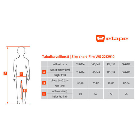 Etape Firn WS gyerek nadrág