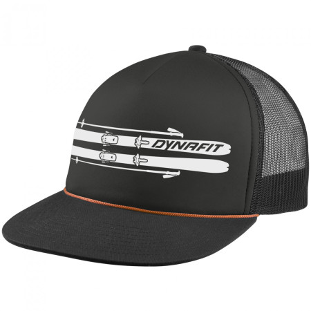 Dynafit Graphic Trucker Cap baseball sapka fekete/fehér Black