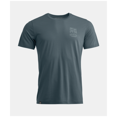 Ortovox 150 Cool Mtn Mission Ts M férfi funkcionális póló sötétszürke Dark Arctic Grey