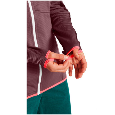Ortovox Fleece Light Grid Hooded Jkt W női funkcionális pulóver