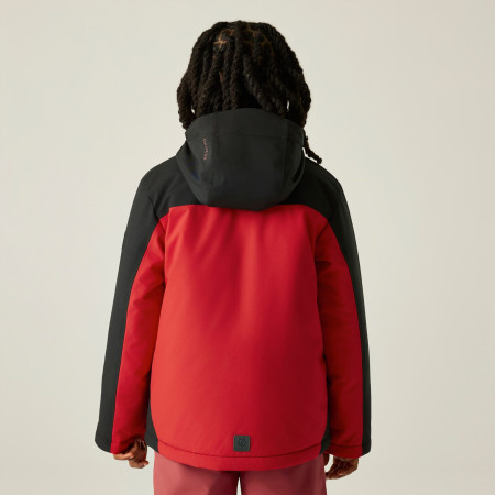 Dare 2b Cheery Jacket Blck/DngrRed gyerek dzseki