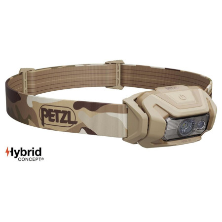 Petzl Aria 1R RGB fejlámpa bézs camo