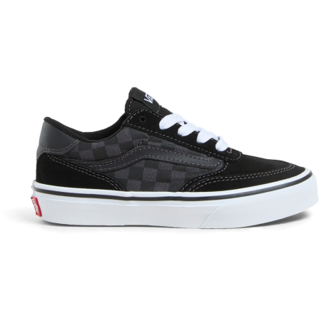 Vans Brooklyn Ls gyerek cipő fekete/szürke Checkerboard Black/Asphalt