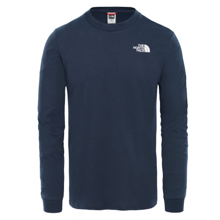 Férfi póló The North Face Simple Dome Tee Long Sleeve sötétkék