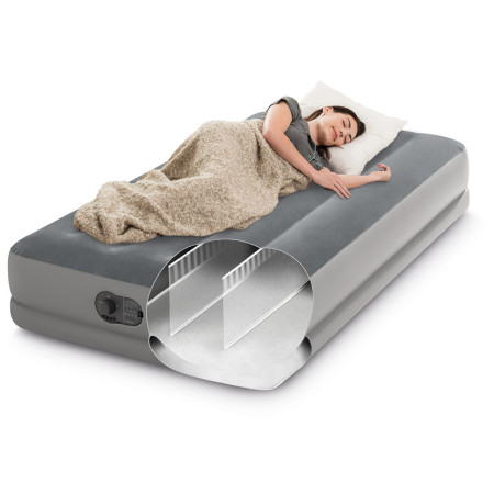 Felfújható matrac Intex Twin Dura-Beam Prestige Mid-Rise USB Pump