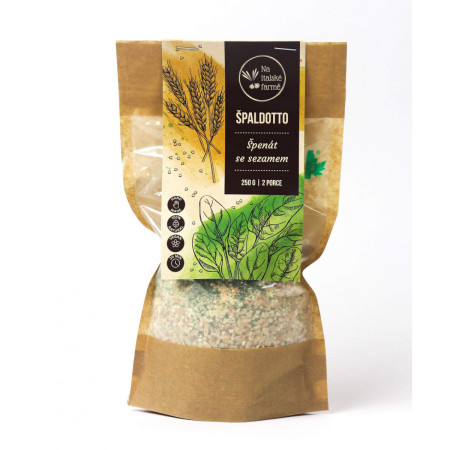 Készétel Na Italské farmě Spenót szezámmal