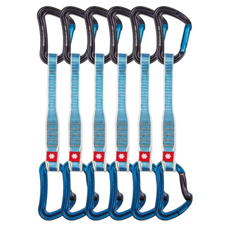 Ocún Raven Qd Zoom 20 Cm 6-Pack express készlet kék Blue
