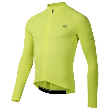 Dare 2b Lightning Long Sleeve Jersey férfi kerékpáros mez sárga Fluro Yellow