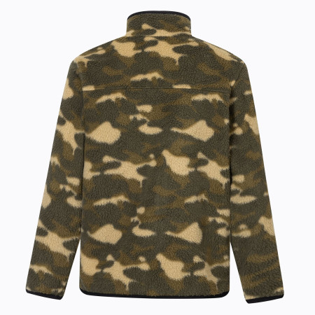 Regatta Junior Frankie Warm Fleece Bark Green Camo gyerek funkcionáls pulóver