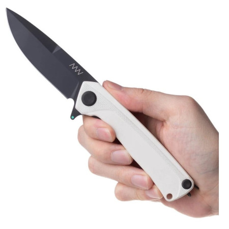 Acta non verba Z100BB-DLC black, G10 White zsebkés
