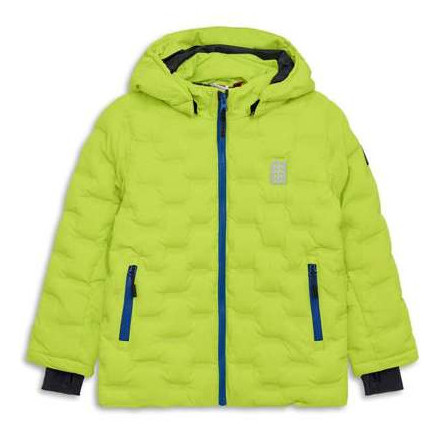 Lego Wear Lwjipe 706 Lime green gyerek télikabát világoszöld Lime green