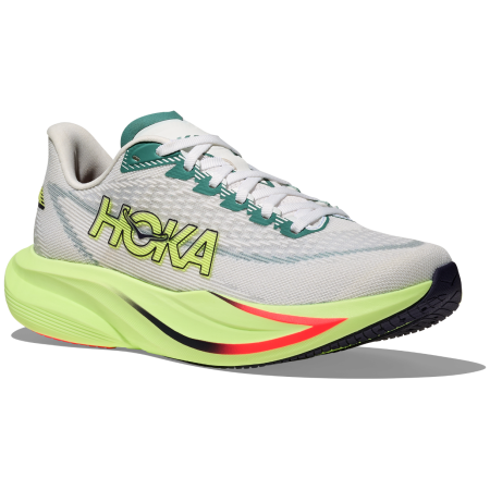 Hoka M Mach 7 férficipő szürke/sárga Frost / Neon Yuzu