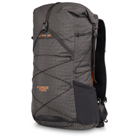 Force Ten Ultra 35L túrahátizsák fekete Black Gridstop with