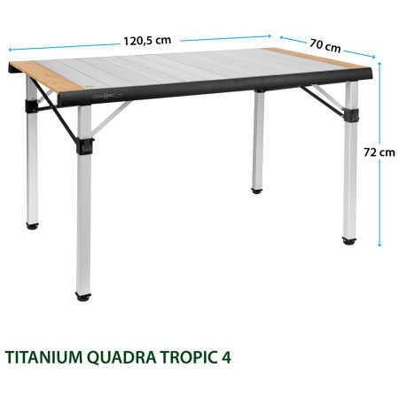 Brunner Quadra Tropic Adjustar 4 asztal