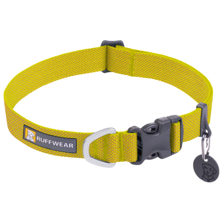 Ruffwear Hi & Light™ Collar kutyanyakörv sárga Lichen Green