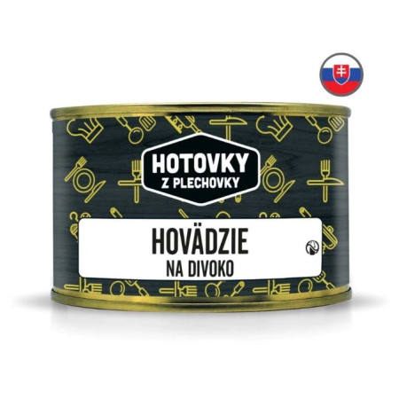 Hotovky z plechovky Sült marhahús 400g főétel