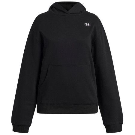 Under Armour G Rival Fleece Hoodie Ultimate Black gyerek pulóver fekete Ultimate Black / / White